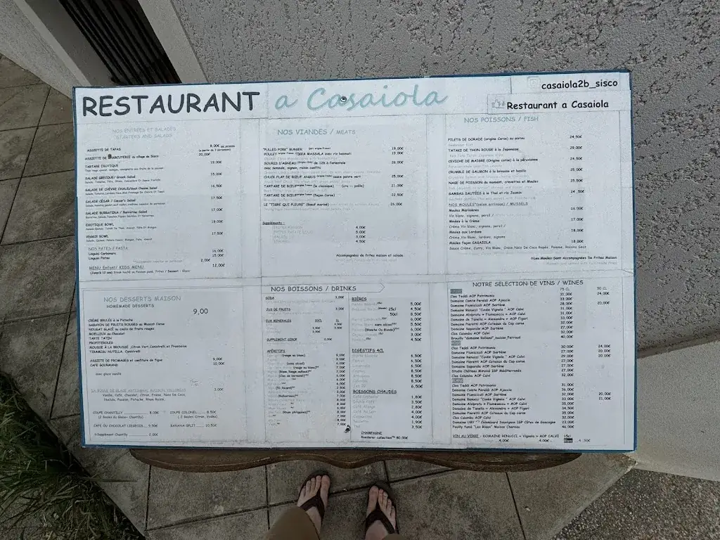 Menu_Restaurant A Casaiola_Sisco_image_2