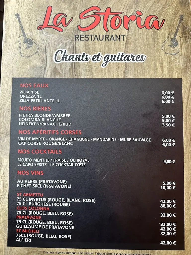 Menu_La Storia_Sartène_image_2