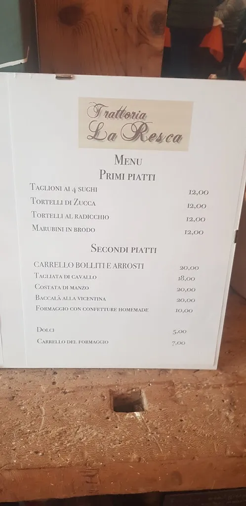 Menu_Trattoria La Resca_Italy_image_1
