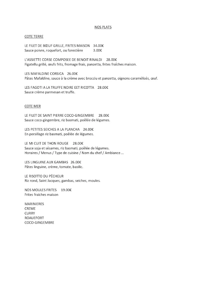 Menu_Restaurant L'Olivier_Saint-Florent_image_4