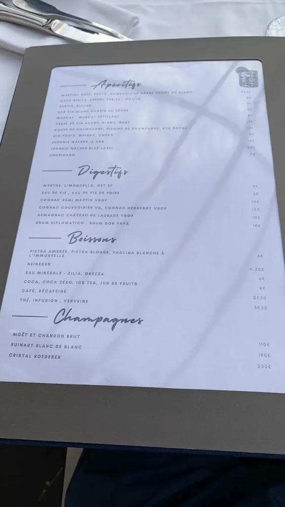 Menu_Restaurant la Marinuccia_Saint-Florent_image_4
