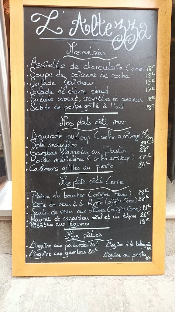 Menu_L' Altezza_Saint-Florent_image_1