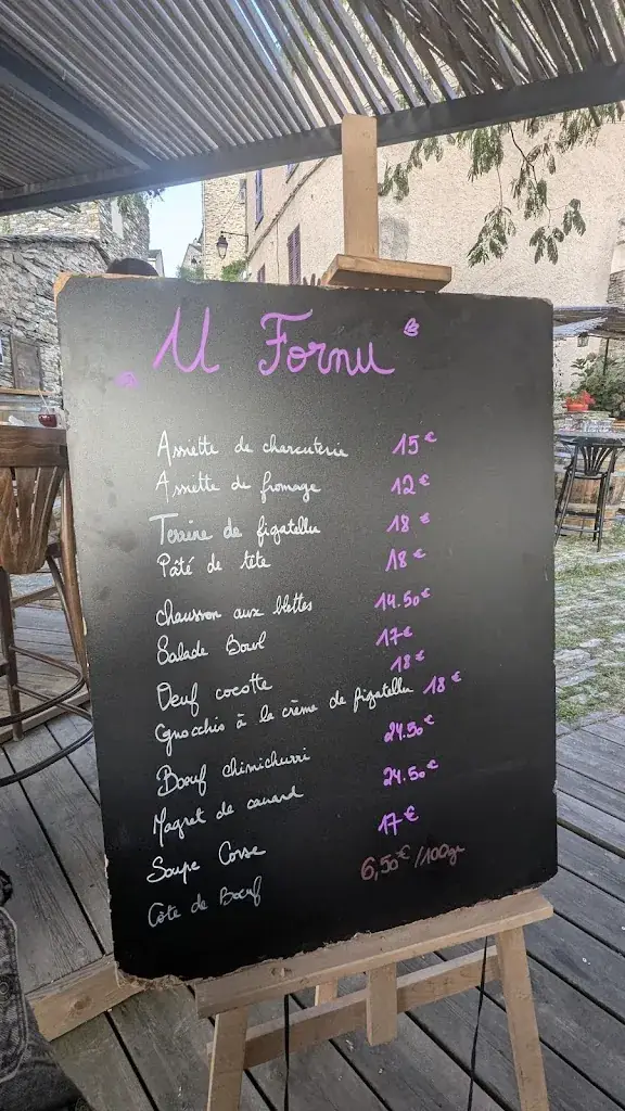 Menu_Restaurant U Fornu à penta di casinca_Penta-di-Casinca_image_1