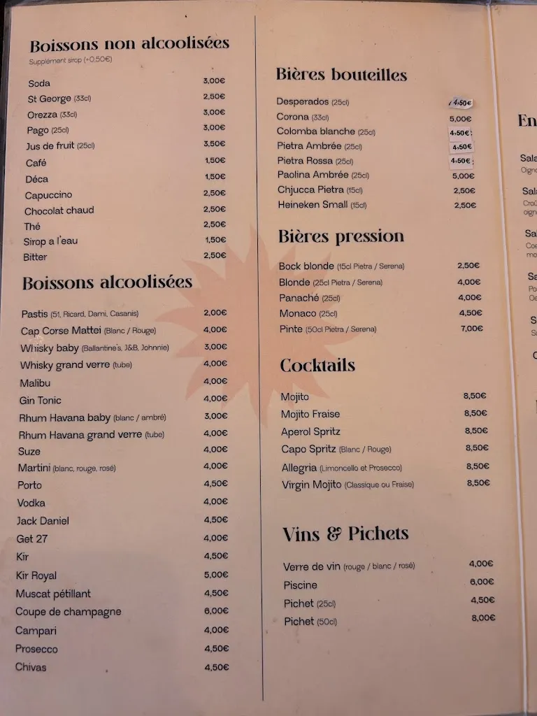 Menu_Restaurant Snack Grill L'Allegria_Penta-di-Casinca_image_2