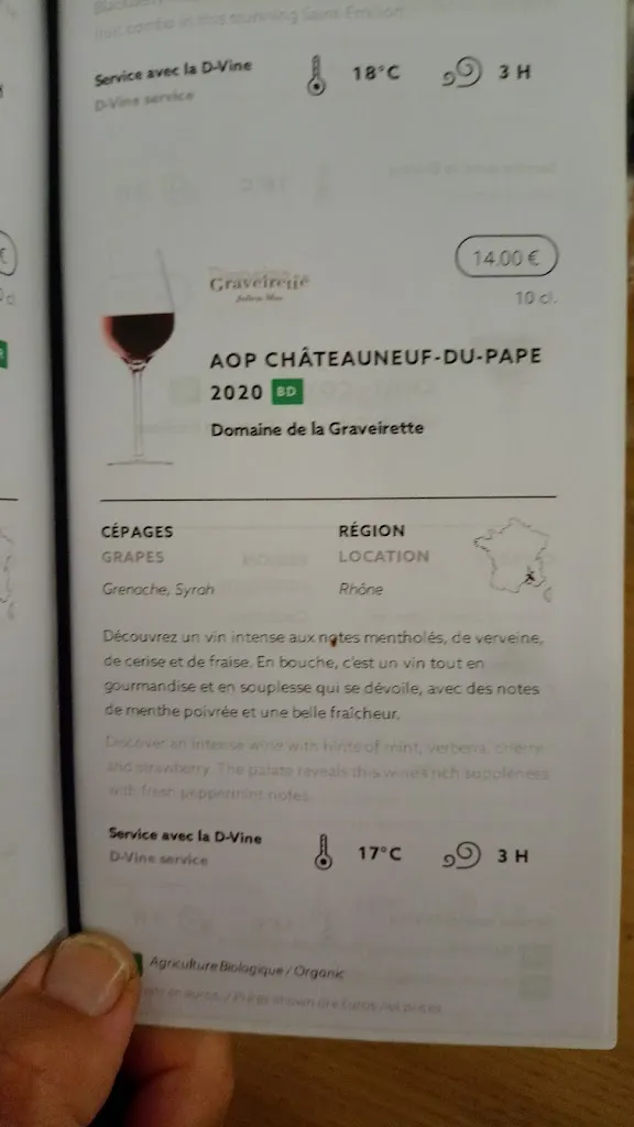 Menü_Brasserie Les Sens_Penta-di-Casinca_Bild_1