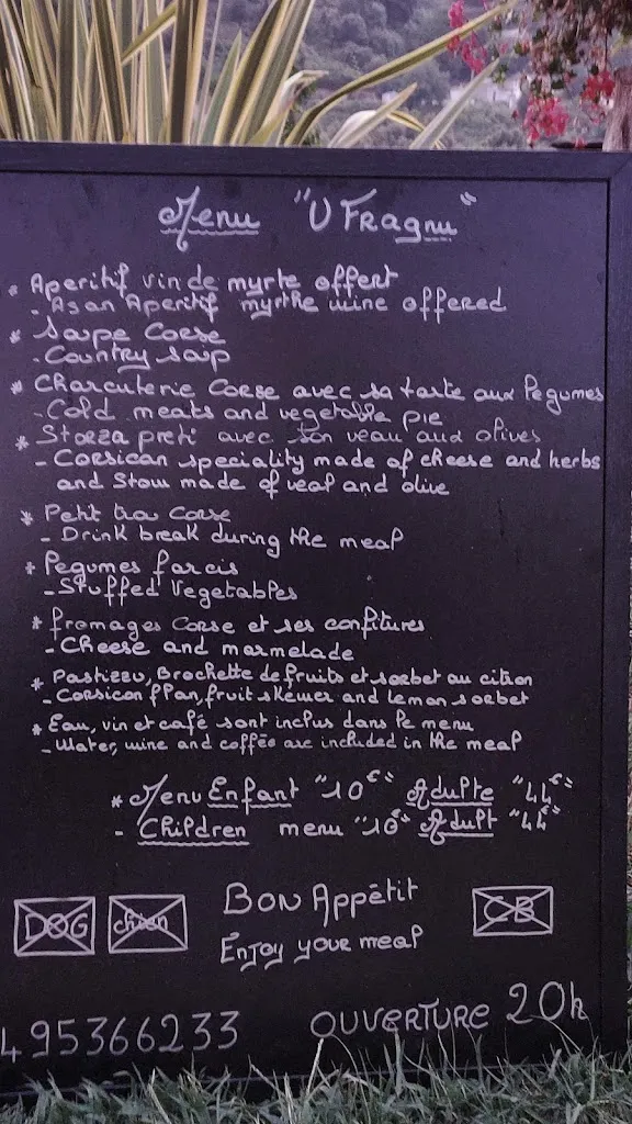Menu_Ferme auberge U Fragnu Venzolasca_Venzolasca_image_4