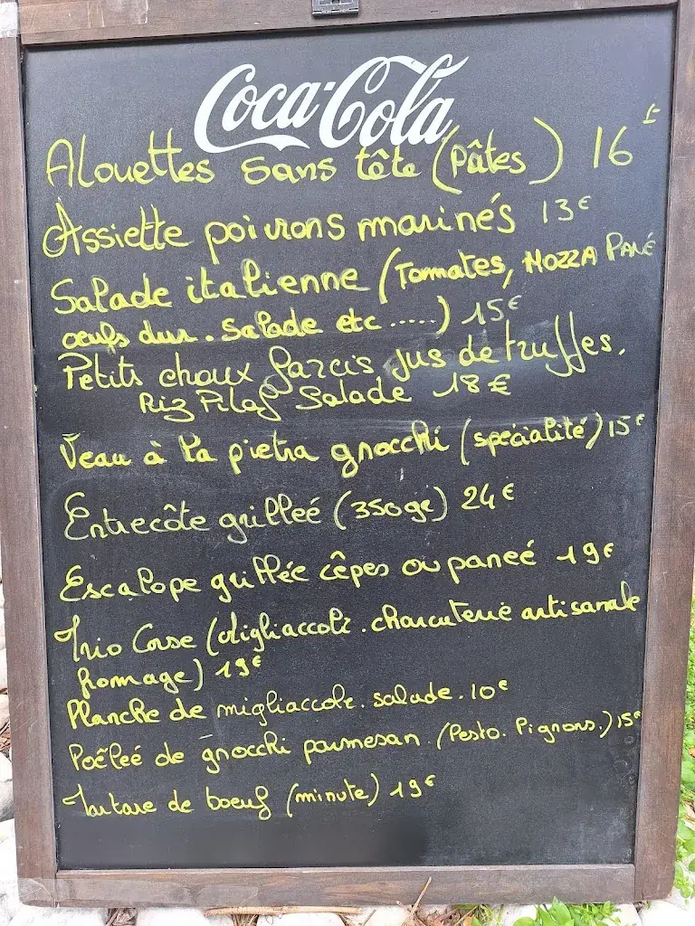 Menu_Restaurant A Funtanona - Chez Michè_Vescovato_image_1