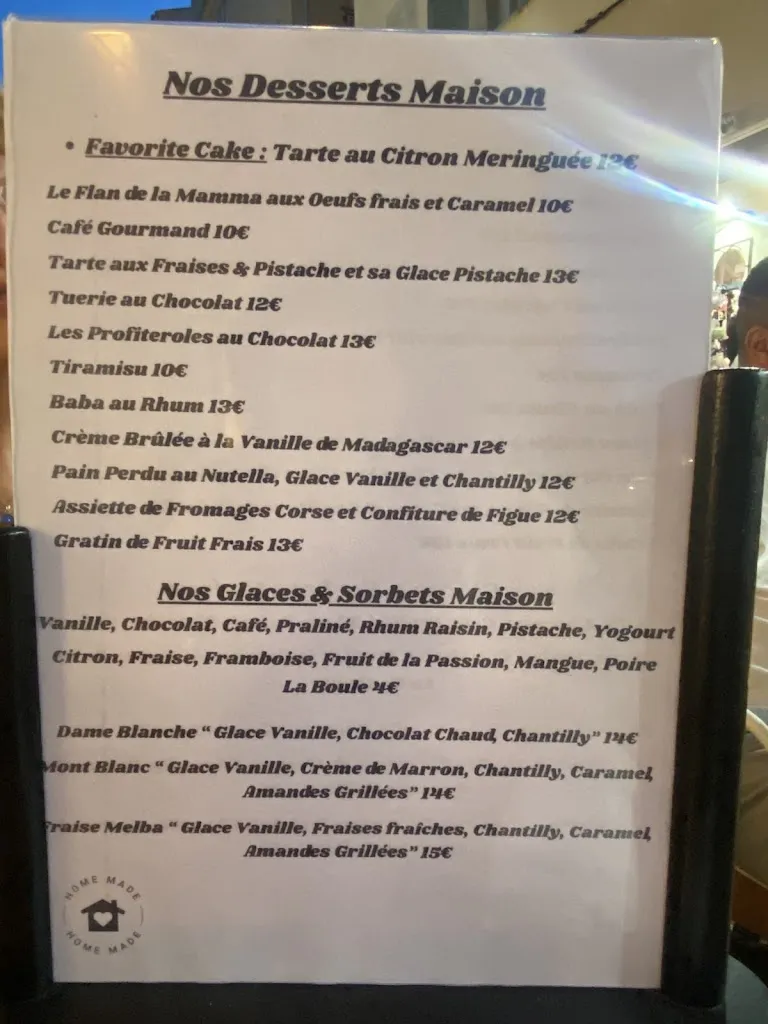 Menu_Restaurant l'Escale_L'Île-Rousse_immagine_4