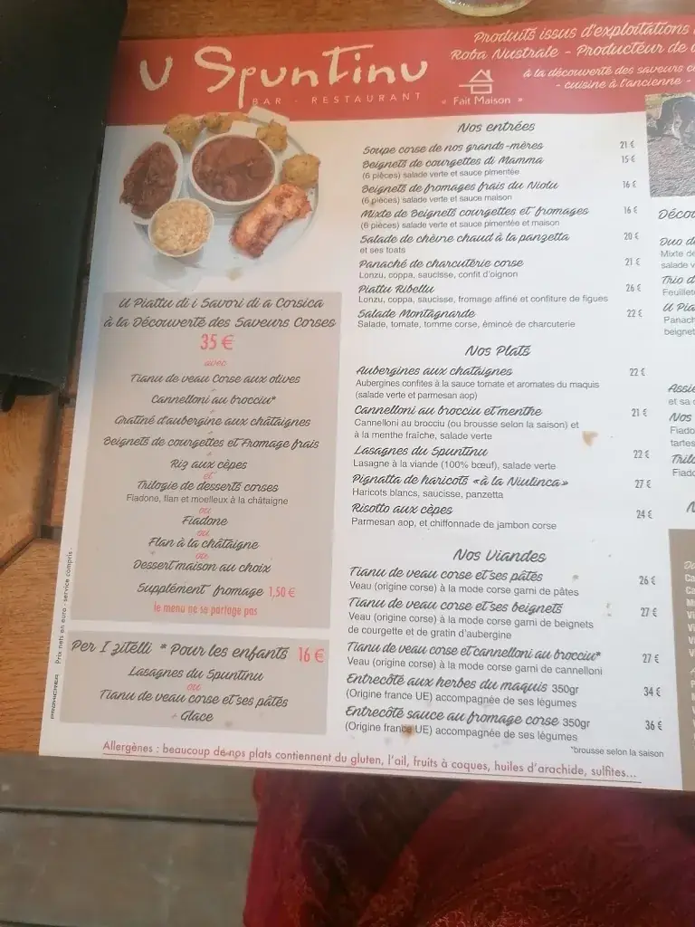 Menu_Restaurant U Spuntinu_L'Île-Rousse_image_4