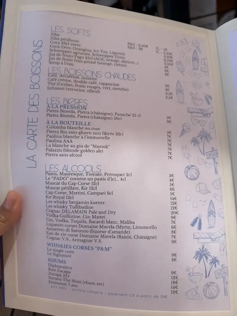 Menu_Restaurant Le Grand Large_L'Île-Rousse_image_4