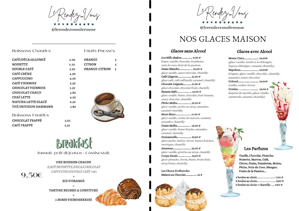 Menu_The appointment_L'Île-Rousse_image_1