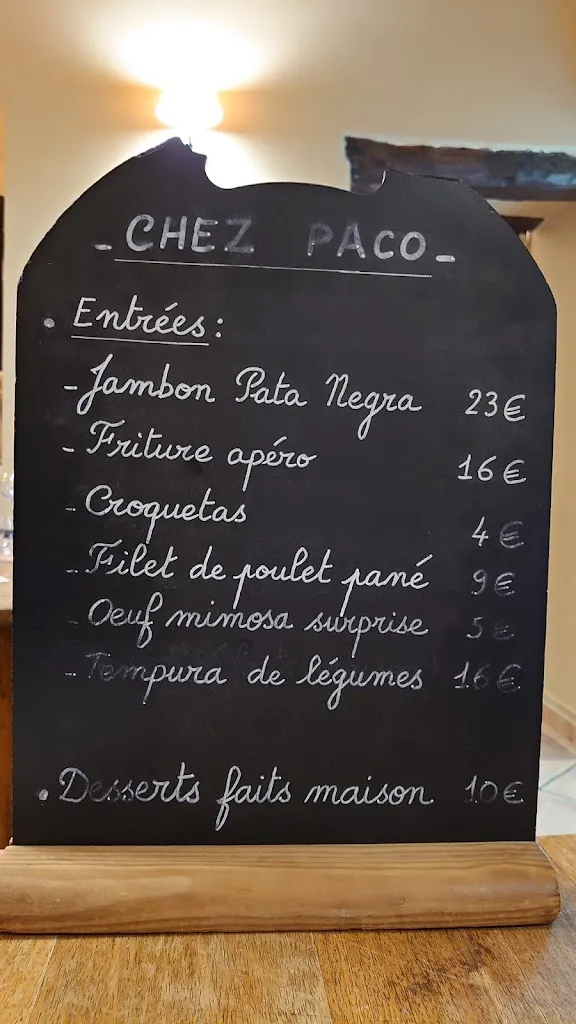 Menu_Restaurant Chez Paco_L'Île-Rousse_image_4