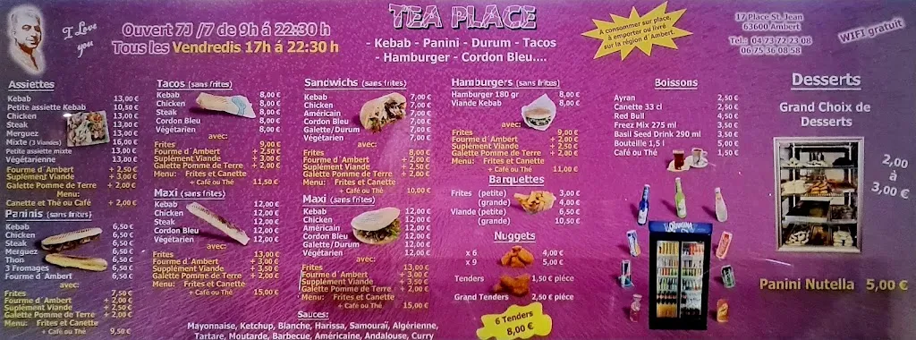 Menu_Tea Place_Ambert_image_1