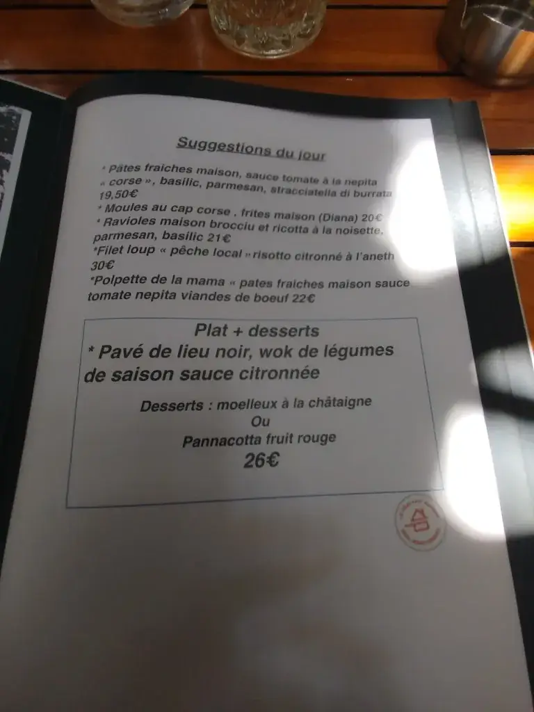 Menu_Le Grand Bleu_L'Île-Rousse_image_4