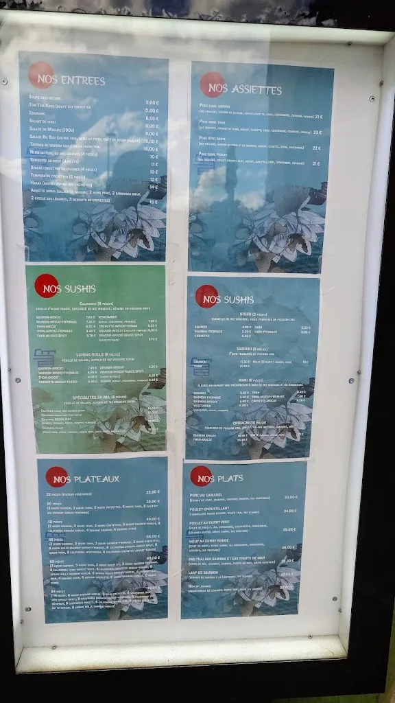 Menu_Le Shima Sushi Bar & Cuisine asiatique_L'Île-Rousse_immagine_1