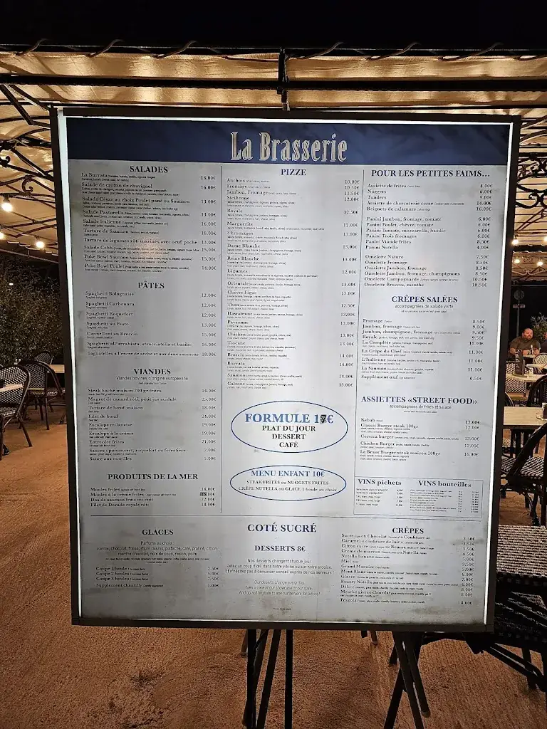 Menu_La Brasserie_L'Île-Rousse_image_2