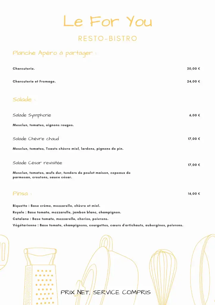 Menu_Le For You_Challes-les-Eaux_image_4