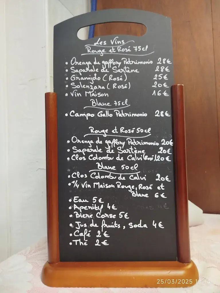 Menu_Restaurant A Mandria_Sari-Solenzara_image_1