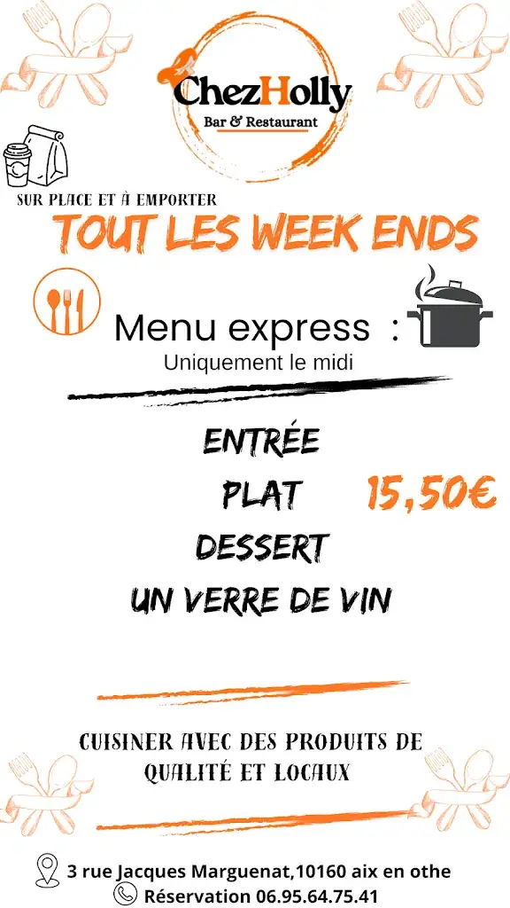 Menu_Chez Holly_Aix-Villemaur-Pâlis_immagine_1