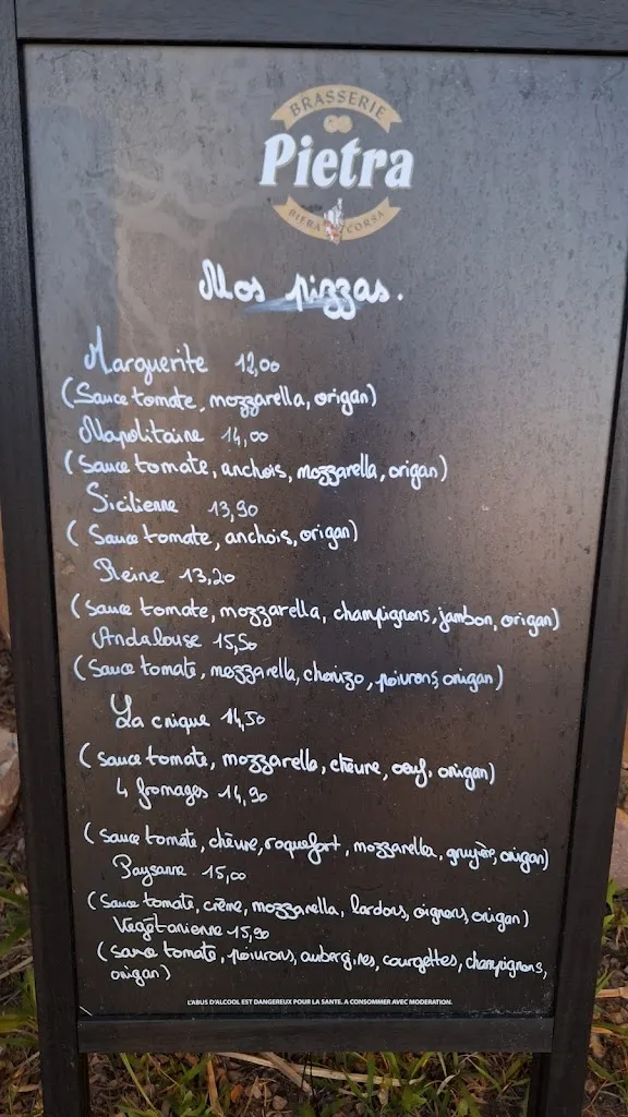 Menu_Restaurant la Crique_Olmeto_image_1