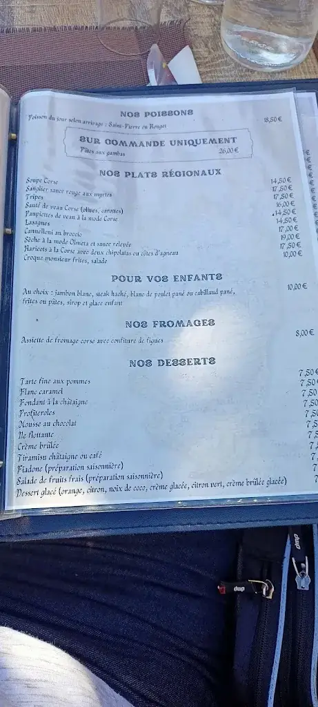 Menu_Chez Antoine_Olmeto_image_4