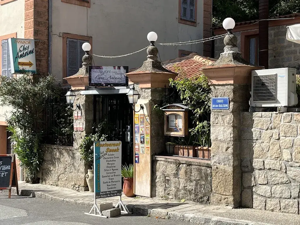 Chez Antoine restaurant in Olmeto