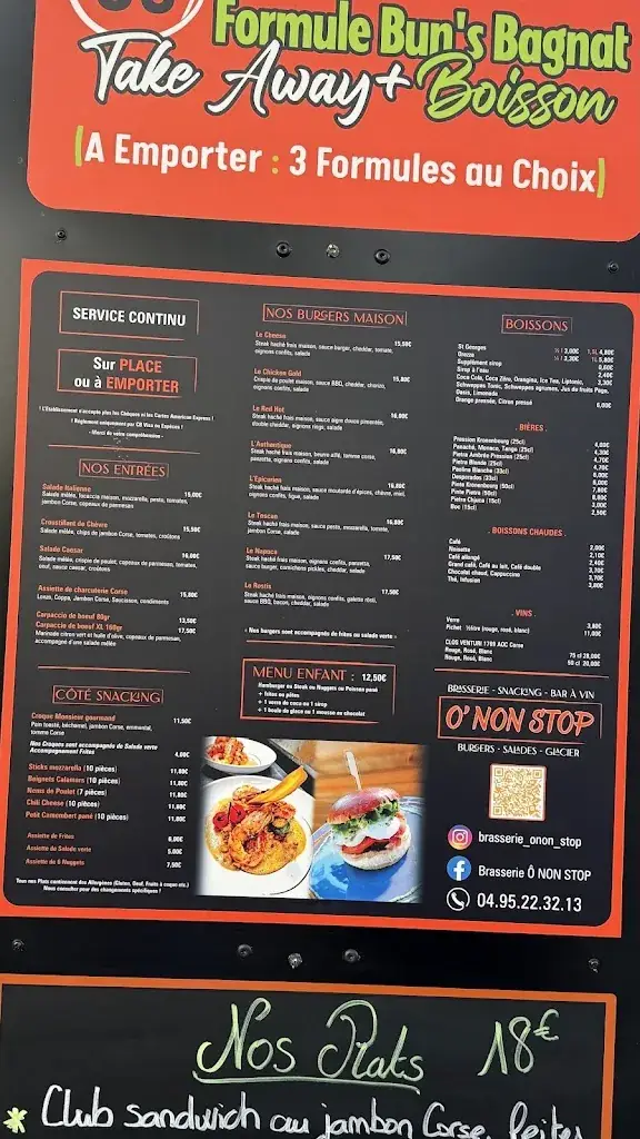 Menu_Brasserie O Non Stop_Olmeto_image_1