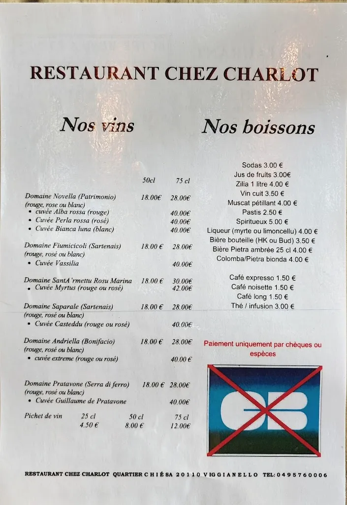 Menu_Chez Charlot_Viggianello_image_1
