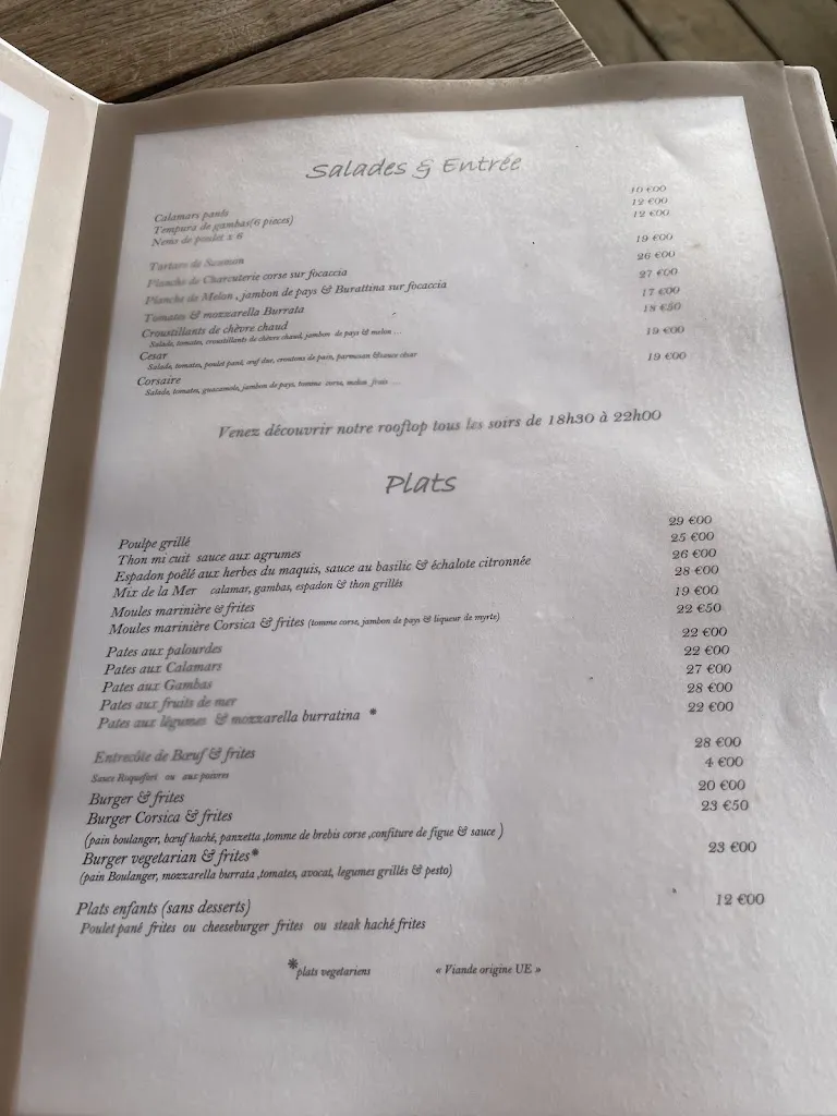 Menu_Le Corsaire_Propriano_image_2