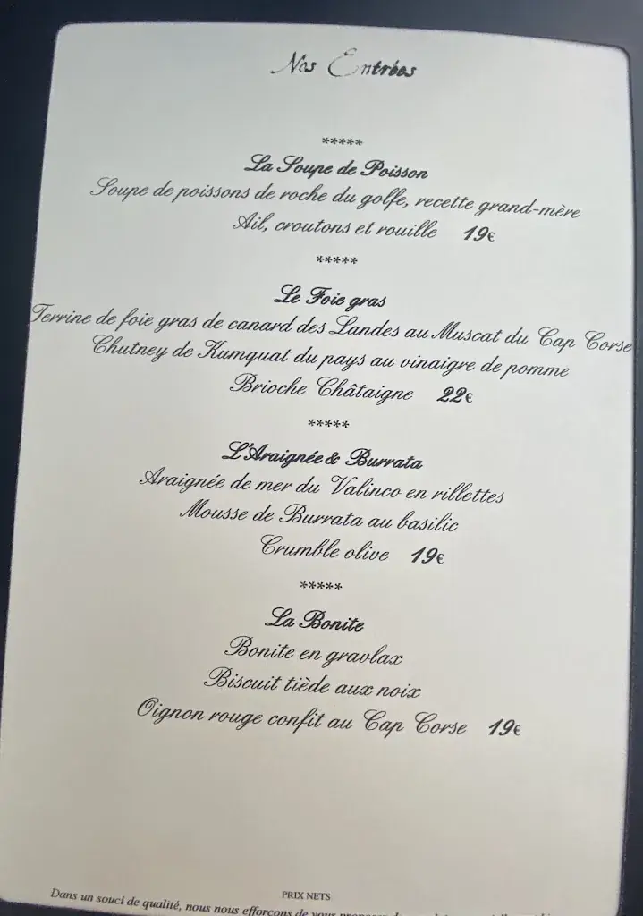 Menu_Parenti Et Fils_Propriano_image_2