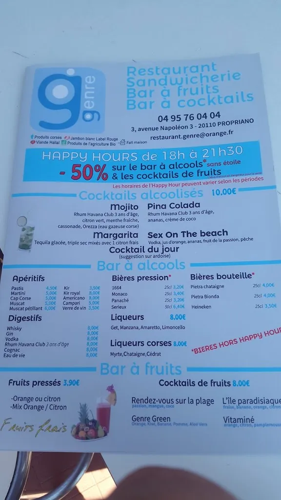 Menu_Le Proprianais 1955_Propriano_image_3