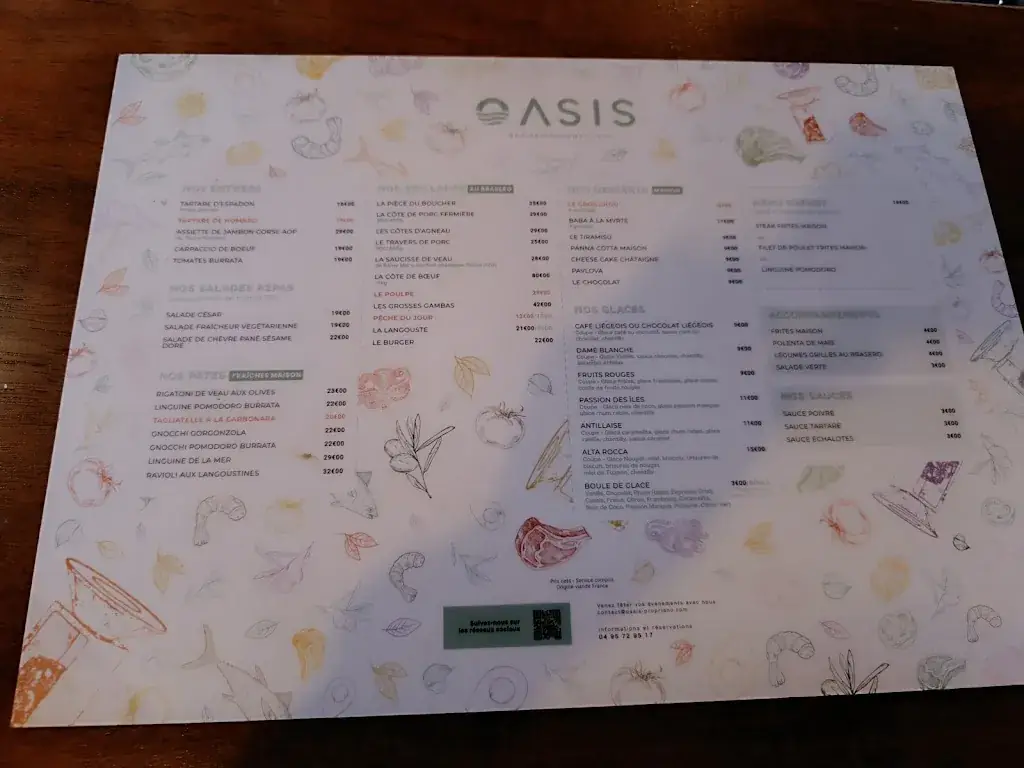 Menu_L'Oasis_Propriano_image_2