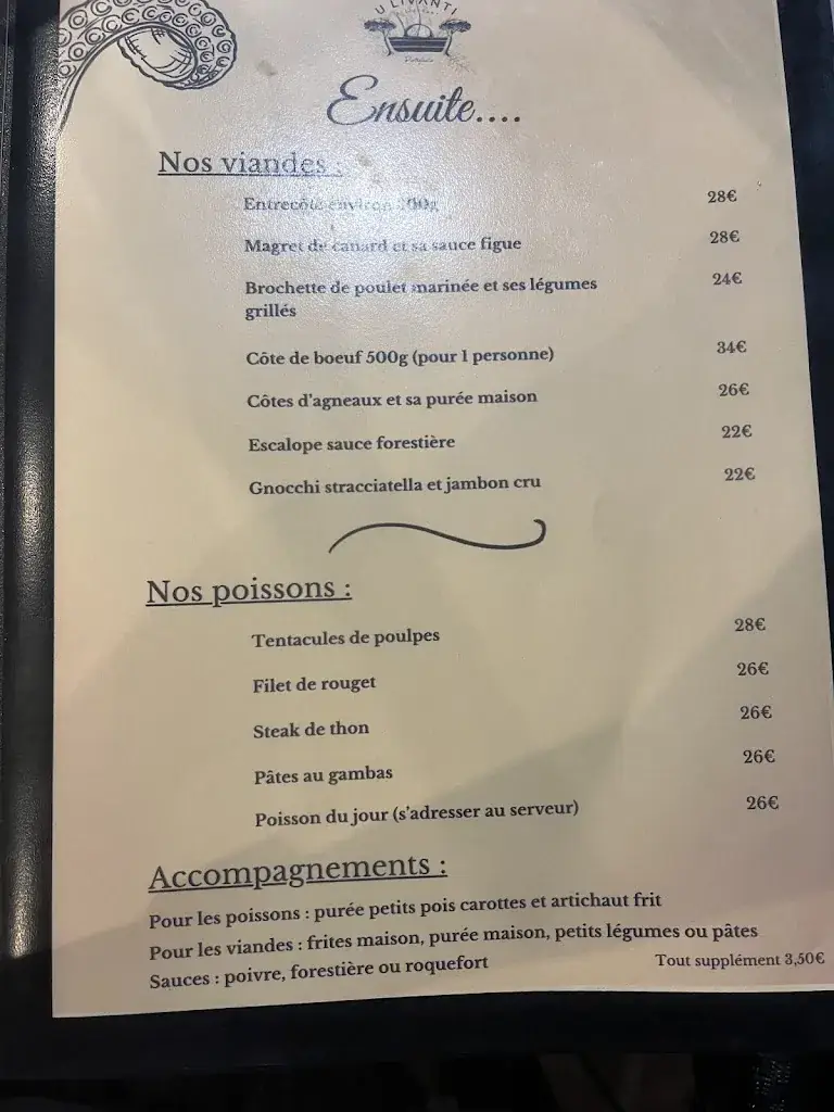 Menu_Restaurant U Livanti_Belvédère-Campomoro_imagen_4