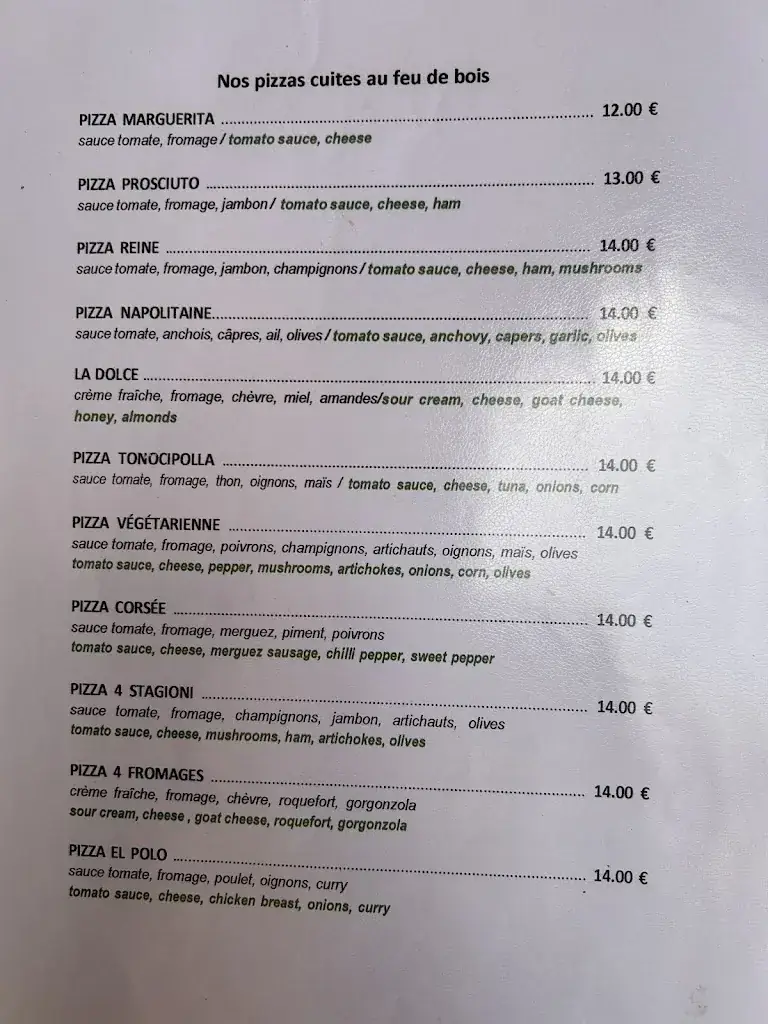 Menu_Restaurant Pizzeria Le Randonneur_Zonza_image_1