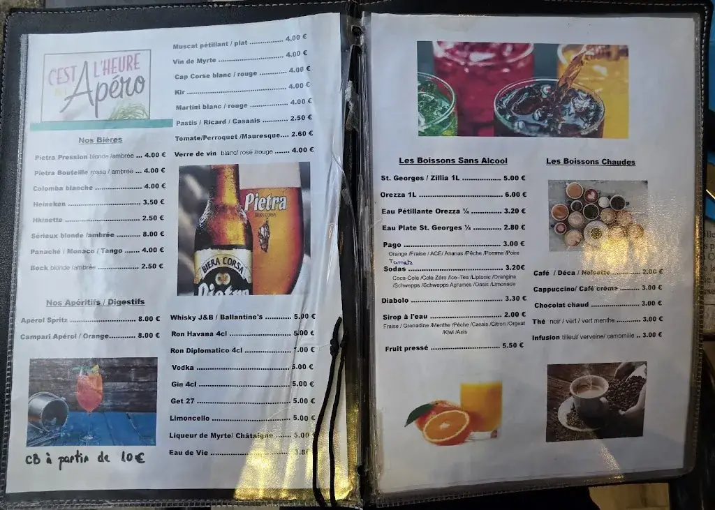 Menu_Restaurant Pizzeria Le Randonneur_Zonza_image_4