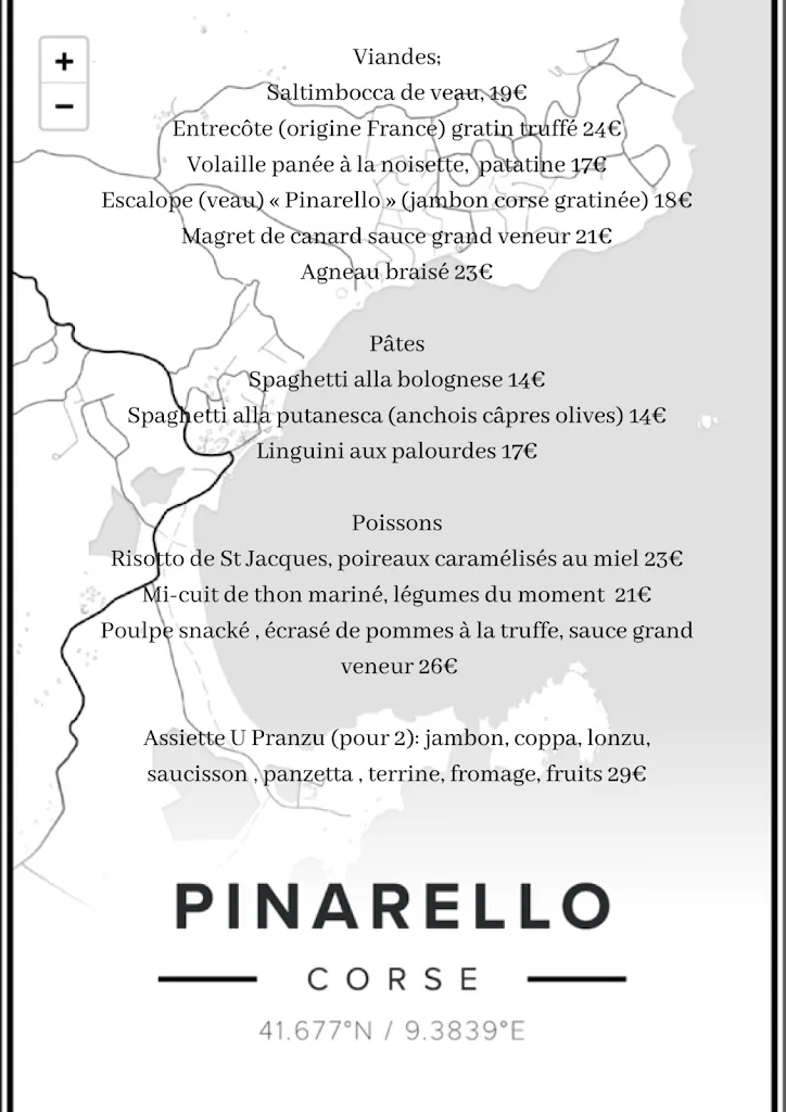 Menu_- Restaurant Le Golfe -_Zonza_image_2