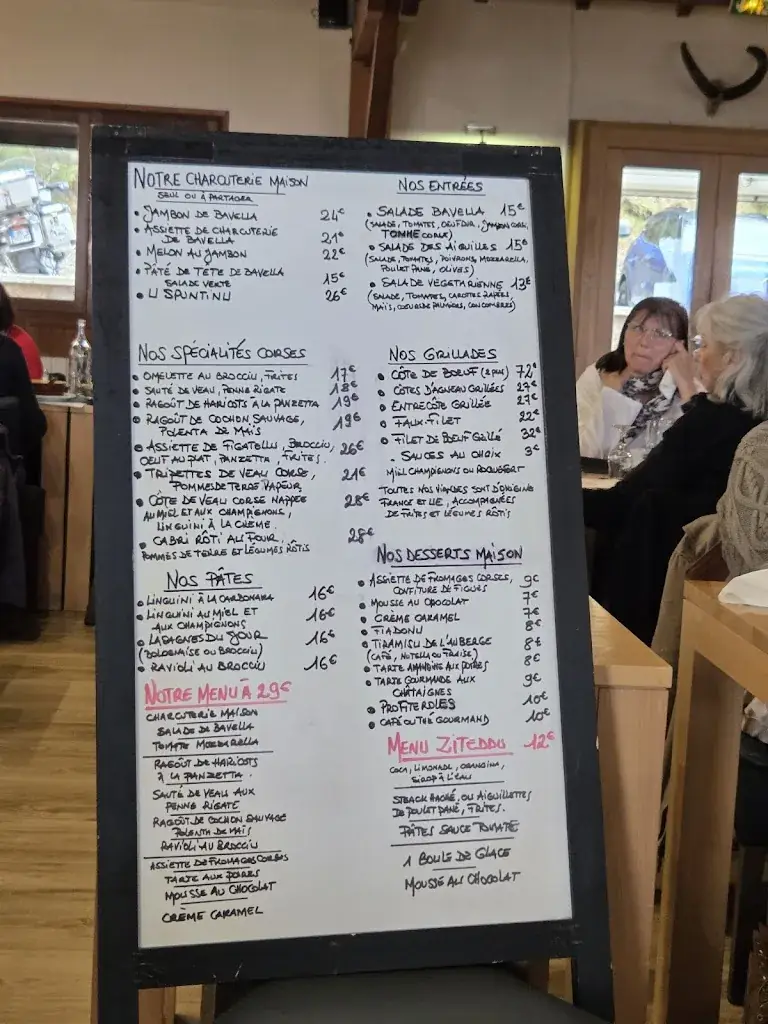 Menu_Auberge du Col de Bavella_Bavella_image_3