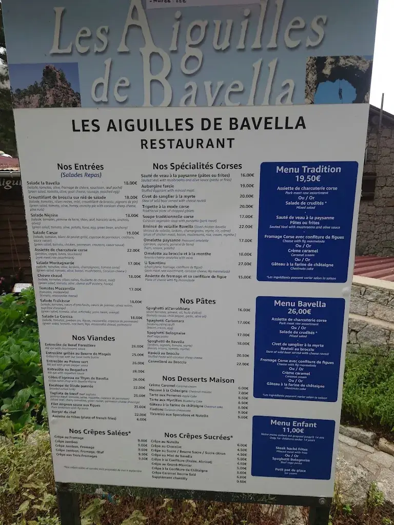 Menu_Les Aiguilles De Bavella_Zonza_image_2