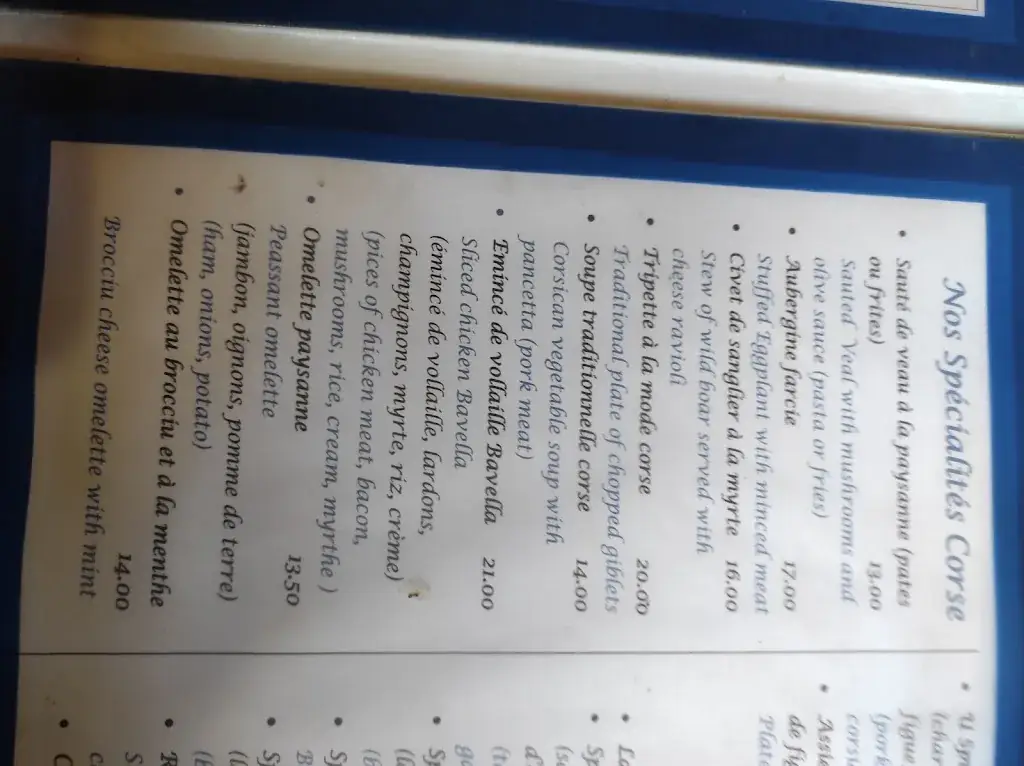 Menu_Les Aiguilles De Bavella_Zonza_image_4