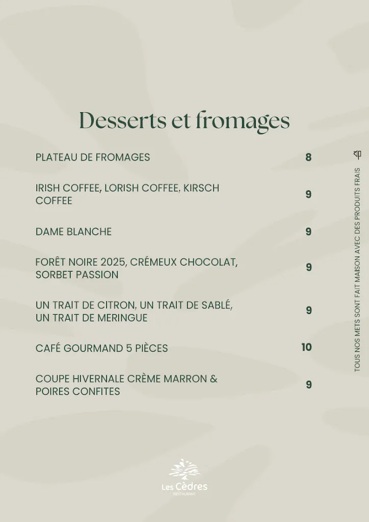 Menu_Les Cèdres_Sarrebourg_imagen_3
