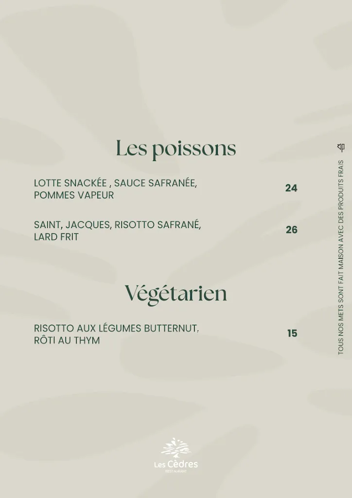Menu_Les Cèdres_Sarrebourg_imagen_4