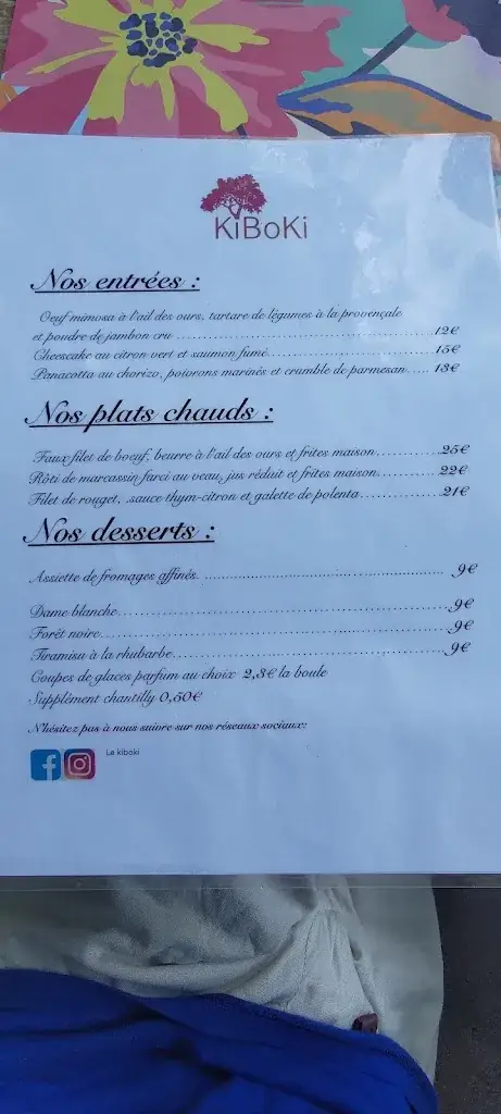 Menü_Le Kiboki_Turquestein-Blancrupt_Bild_3