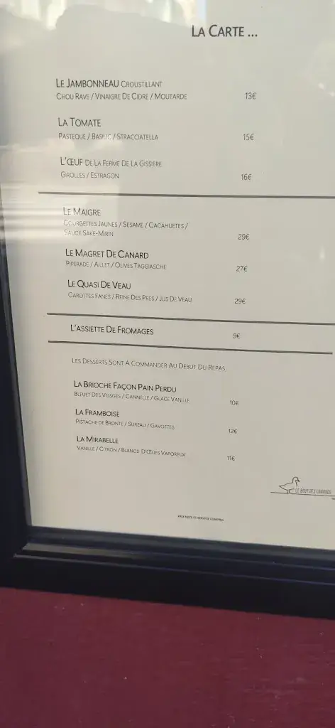 Menu_Restaurant du bout des canards_Lorquin_image_2