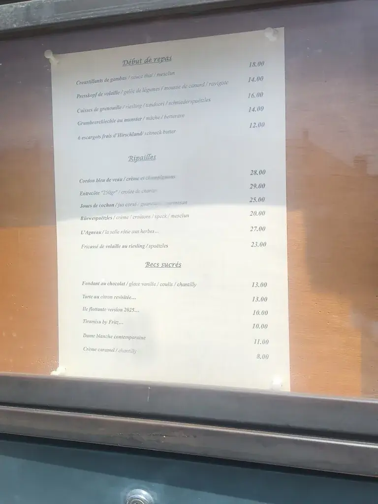 Menu_Restaurant Chez L'Ami Fritz_Sarrebourg_image_1