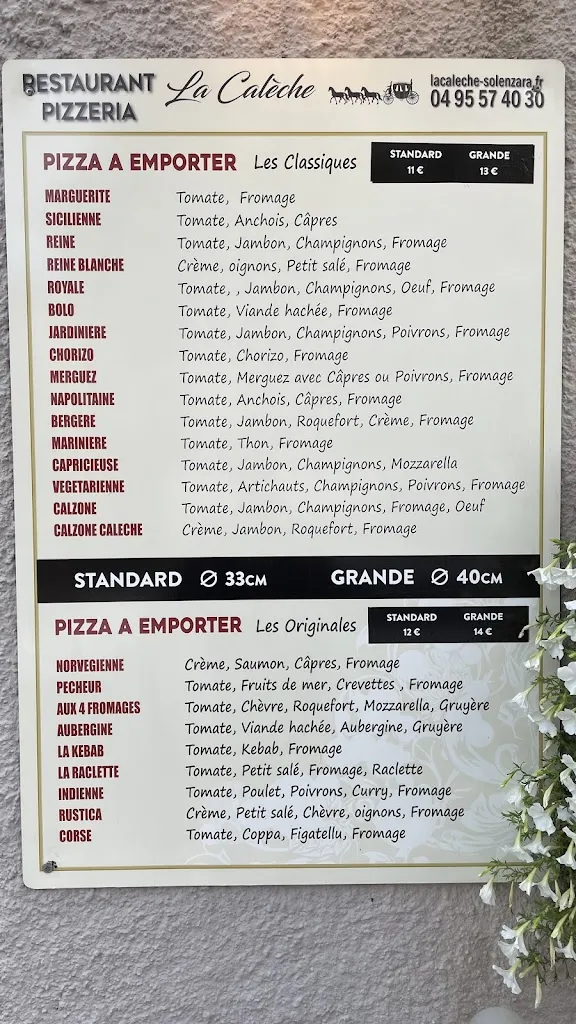 Menu_La Calèche_Sari-Solenzara_image_3