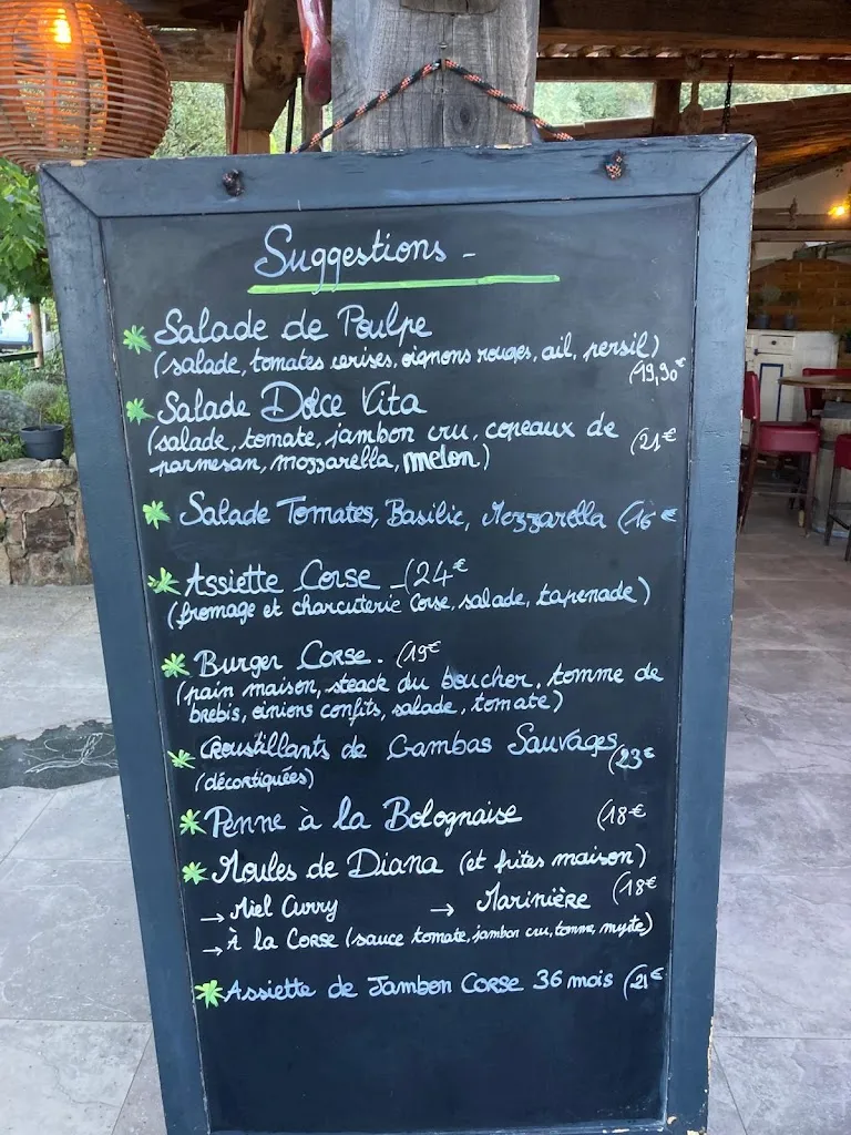 Menu_La Dolce Vita_Sari-Solenzara_immagine_1