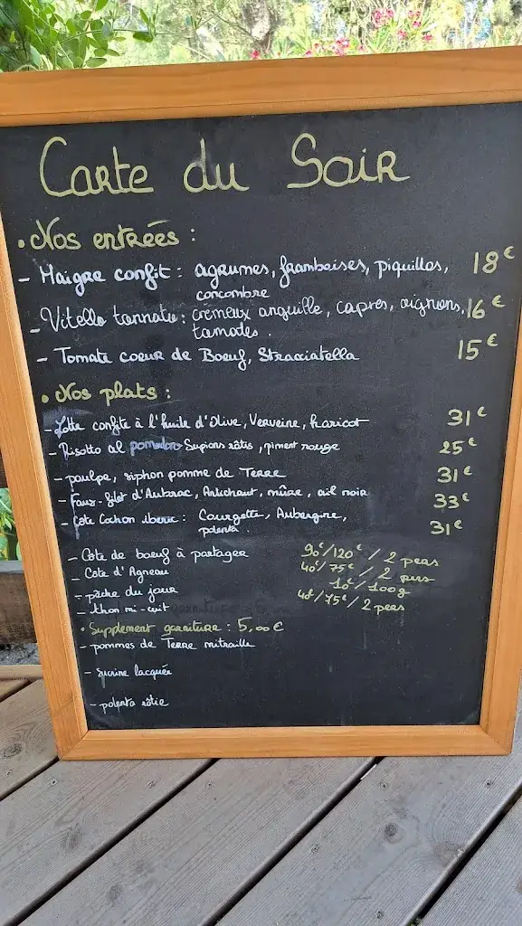 Menu_Palauma Les Villas_Solaro_image_1