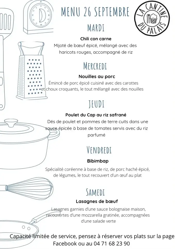 Menu_La Cantine du Palais_Mauriac_image_2