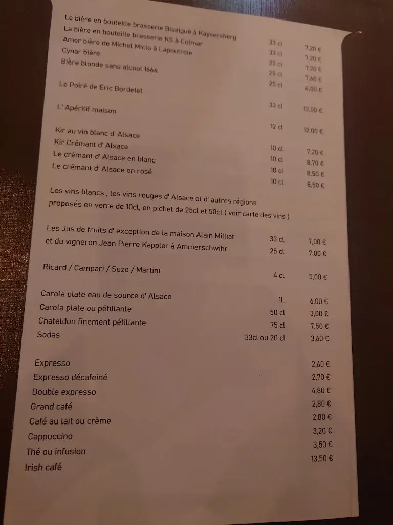 Menu_Restaurant La Vieille Forge Colmar Kaysersberg_Vignoble_image_2