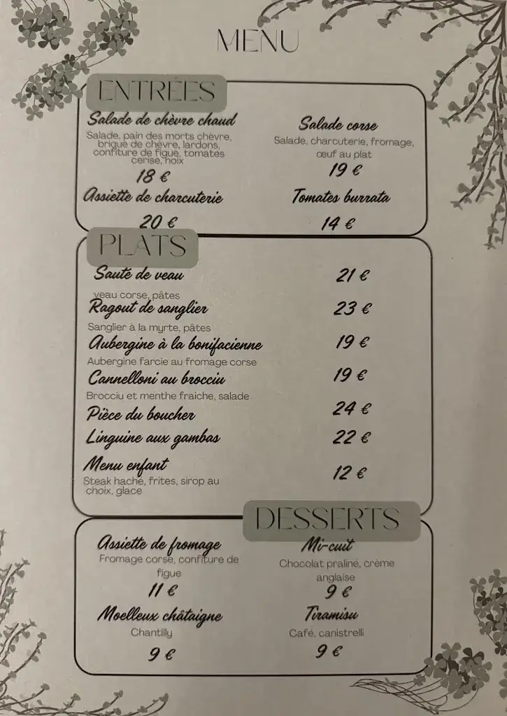 Menu_Restaurant U CANTONU_Porto-Vecchio_image_2